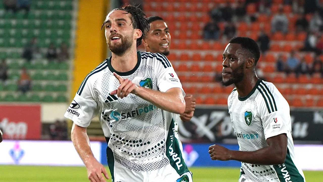 Kocaelispor Alanyaspor’u deplasmanda 2-1 mağlup etti