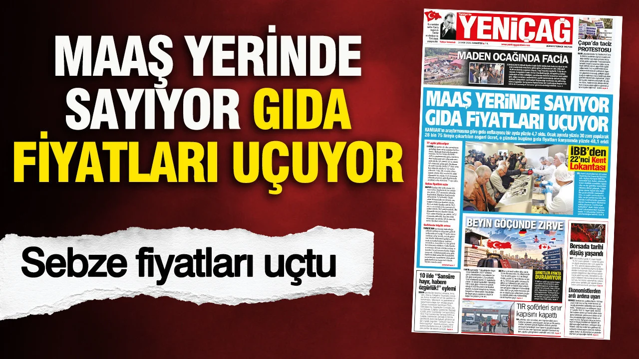 Maaş yerinde sayıyor gıda fiyatları uçuyor