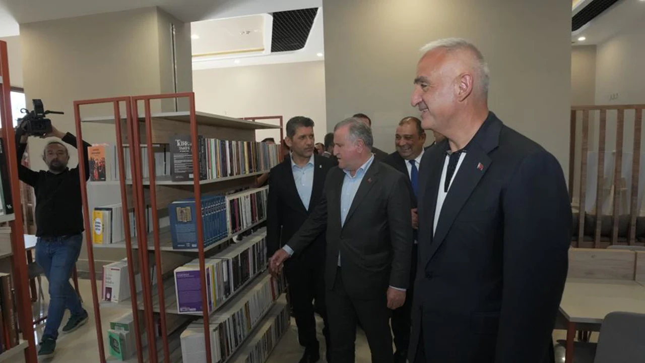 Kültür ve Turizm Bakanı Mehmet Nuri Ersoy Antalya’da iki yeni eserin açılışını yaptı