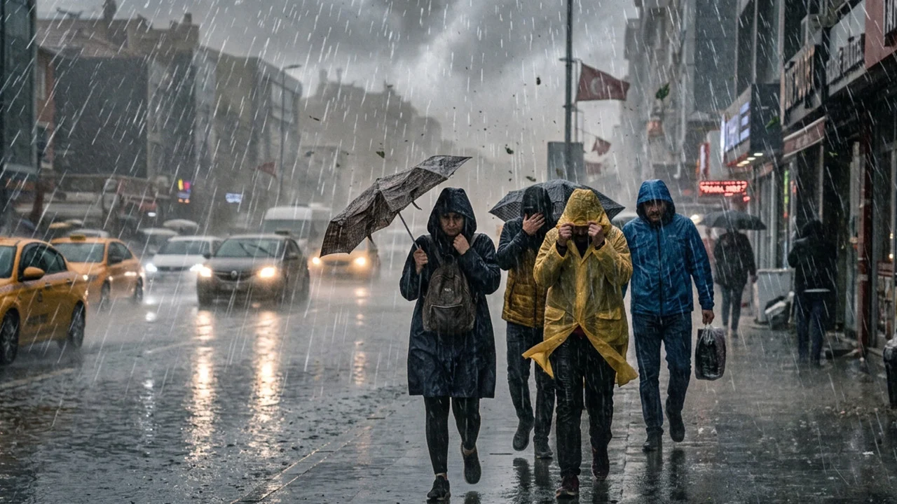 İstanbul’da akşam saatlerinde kuvvetli yağış bekleniyor