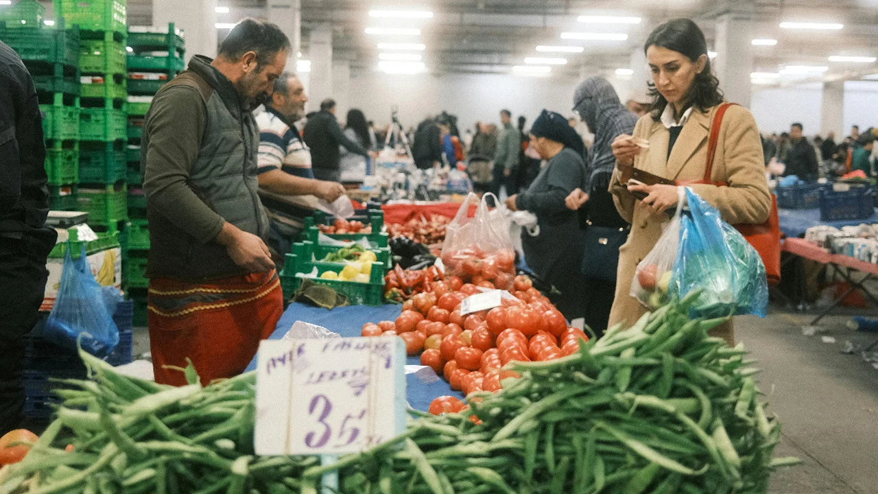 WEB TÜFE ölçümlerine göre ekim ayının zam şampiyonu yüzde 31,59 ile domates oldu