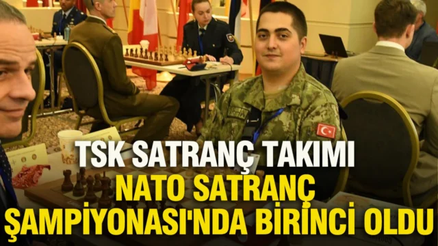 TSK Satranç Takımı, NATO Satranç Şampiyonası’nda birinci oldu